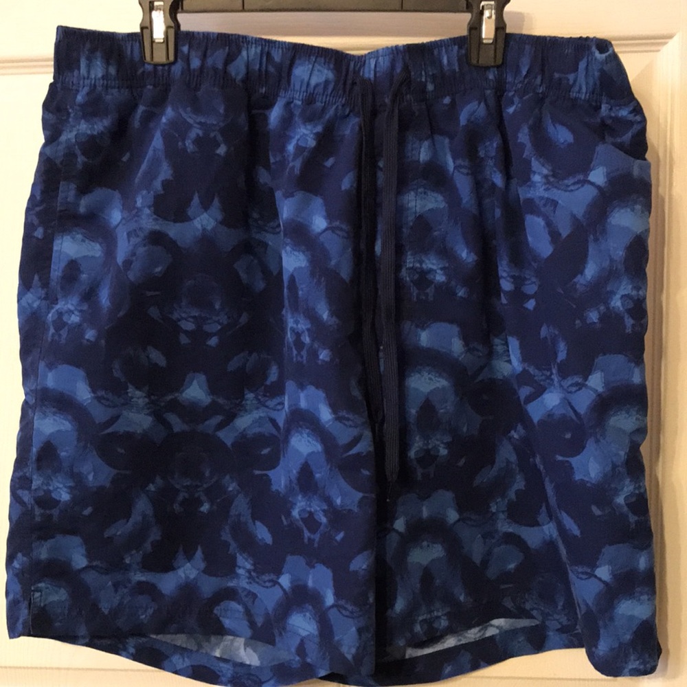 Harbor bay swim shorts size XL blue Elastic waist